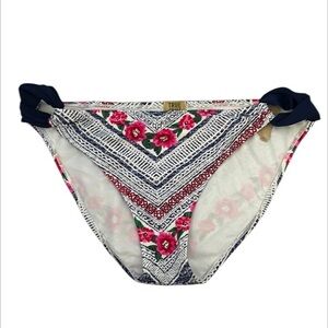 True Craft floral print swim bikini bottom size XL